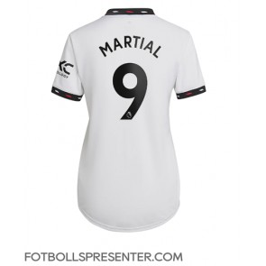 Manchester United Anthony Martial #9 Borta Matchtröja Dam 2022-23 Kortärmad